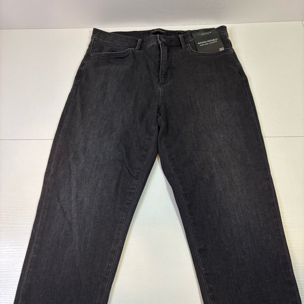 NWT Banana Republic Black Stretch Jeans Legging Size 30 C0056
